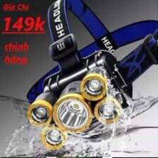 Đèn đội đầu 5 bóng siêu sáng