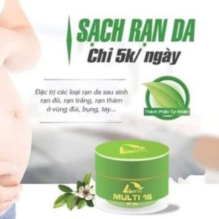 Kem rạn da Multi 16 chính hãng (lọ to 30gr)