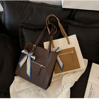 TÚI TOTE DA TRƠN CAO CẤP ĐEO VAI NỮ HÀN QUỐC VINTAGE ĐẸP THẮT NƠ KÈM VÍ NHỎ XINH XẮN T088 - TRÙM SỈ VN