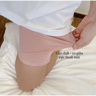 Quần Legging-Biker, legging đùi chất Borib co giãn có 2 túi thật tiện dụng