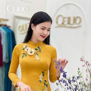 Sỉ buôn áo dài truyền thống thêu tay 100%