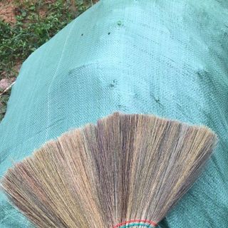 Chổi Cỏ chổi chít Quét Nhà Cán Nhựa sạch bông