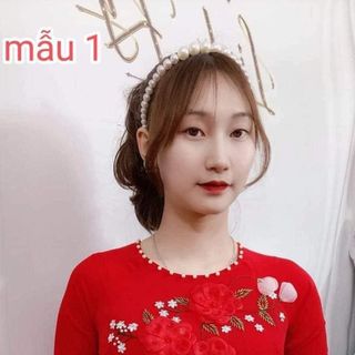 ÁO DÀI THÊU HOA ĐỎ HH1