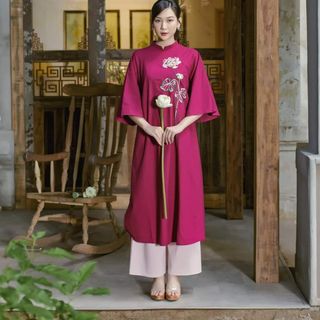sỉ buôn áo dài cách tân thêu cao cấp - nhận sản xuất áo dài theo yêu cầu