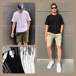 Áo thun trơn Unisex Trắng, Đen chính hãng AGE2X