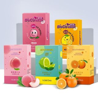 Gói Súc Miệng Verfôns Vị Trái Cây Loại Bỏ Mùi Hôi Rau Mùi Bảo Vệ Răng Miệng Ngừa Sâu Răng Lưu Hương Thơm Mát