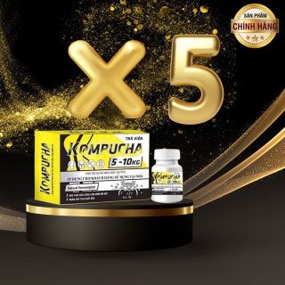 Giảm cân Kombucha xổ mỡ vành ruột 5-10kg/liệu trình kèm phiếu bảo hành