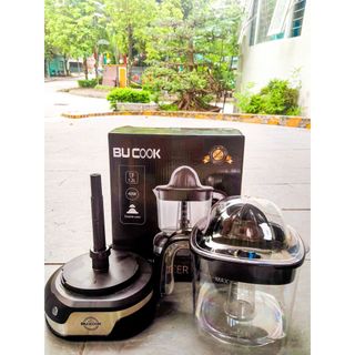 Máy vắt cam tự động Bucook, Máy ép cam bằng điện 2 chiều dung tích lớn 1.2L