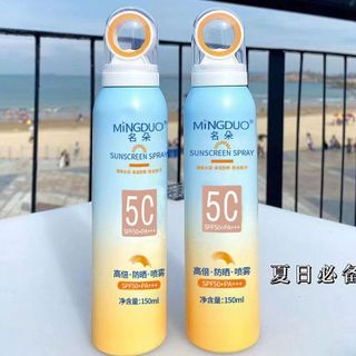 Chại xịt chống nắng MINGDOU SPF50++++ Vòi tròn siêu tiện lợi