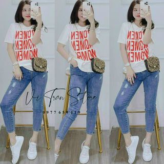 Áo thun nữ cổ tròn tay ngắn form vừa vải thun cotton dày dặn dễ thương thời trang hot hit xịn sò giá gốc tận xưởng hàng sẵn số lượng lớn