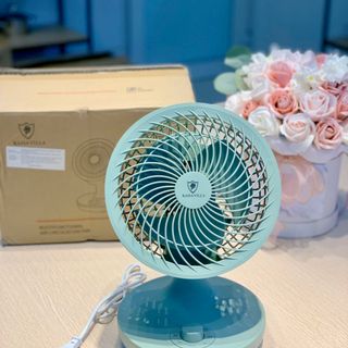 Quạt Mini Để Bàn Cắm Điện 220V Trực Tiếp 3 Tốc Độ Kaisa Villa JD-8116
