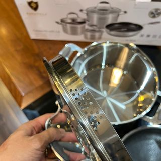 Bộ Nồi Inox 7 Chi Tiết Kaisa Villa KV-30409, Inox 304 Sáng Bền Đẹp