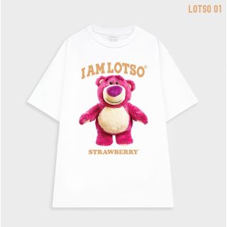 Áo thun vải cotton I AM LOTSO phông trơn nam nữ cổ tròn, Áo Phông phông Gấu Hồng Unisex hot ok