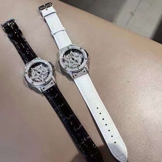 Đồng hồ da mobangtuos mặt xoay