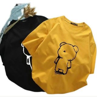 Áo thun nữ cổ tròn tay ngắn form vừa vải thun cotton dày dặn in hình gấu dễ thương thời trang hot hit xịn sò giá gốc tận xưởng hàng sẵn số lượng lớn