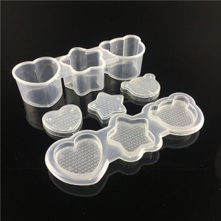 Bộ 3 khuôn tạo hình cơm, trứng nhựa trong hãng Inomata nhập khẩu Nhật Bản