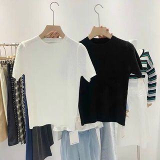 Áo cộc quảng châu cổ tròn