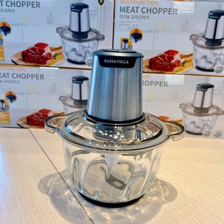 Máy Xay Thịt Đa Năng 2L Cối Thủy Tinh KaisaVilla KV-7014K- Công suất 300W, 4 lưỡi dao inox, xay thịt, rau củ quả đa năng