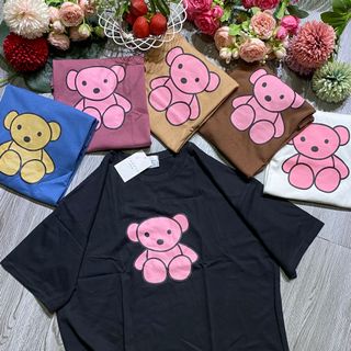 Áo thun nữ 3158 cổ tròn tay lỡ form rộng thời trang vải thun cotton khô loại 1 dày dặn dễ thương hot hit bán chạy xịn sò giá gốc tận xưởng hàng sẵn số lượng lớn