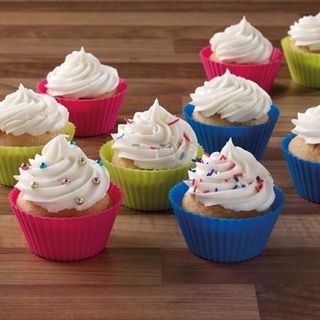 PVN50526 Set 6 khuôn làm bánh silicon, khuôn cupcake làm muffin, dụng cụ làm bánh, đồ ăn dặm cho bé