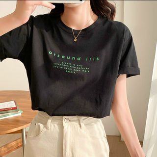 Áo thun nữ cổ tròn tay ngắn form vừa vải thun cotton mát mẻ dày dặn dễ thương thời trang bán hot hit xịn sò giá gốc tận xưởng hàng sẵn số lượng lớn