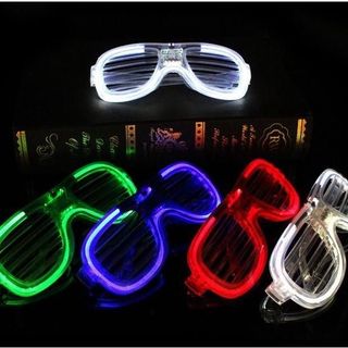 PVN56074 Kính rèm gắn đèn led phát sáng nhiều màu nhấp nháy độc đáo vui nhộn tiệc tùng sinh nhật dạo phố