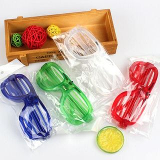 PVN56074 Kính rèm gắn đèn led phát sáng nhiều màu nhấp nháy độc đáo vui nhộn tiệc tùng sinh nhật dạo phố