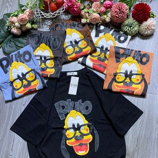 Áo thun nữ cổ tròn 3158 form rộng thời trang in hình dễ thương vải cotton khô loại 1 xịn sò xinh xắn giá gốc tận xưởng hàng sẵn số lượng lớn
