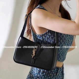 Túi Xách Nữ-Y.S.L - Màu Đen_Da Lì-23Cm-Bán Sỉ-Bán Buôn