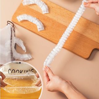 Set 100 màng bọc Thực phẩm túi gấu, bọc đồ ăn co giãn tái sử dụng nhiều lần, giá sỉ