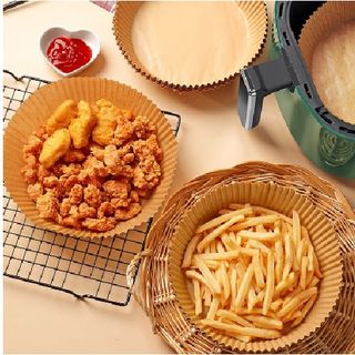 Set 50 Giấy dĩa nến đa dụng tròn - dùng được cho nồi chiên không dầu