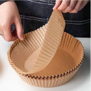 Set 50 Giấy dĩa nến đa dụng tròn - dùng được cho nồi chiên không dầu