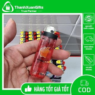 Quẹt Bic Hằng Phong In Quả Táo - Hàng Chính Hãng