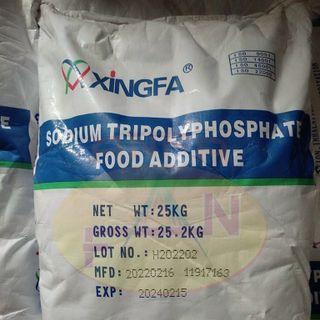 Phụ gia giòn dai Sodium Tripolyphosphate - STPP (E451) Xingfa China bao 25kg giá sỉ