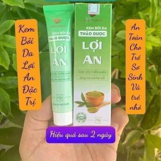 Kem bôi da Lợi An chuyên trị hắc lào, vảy nến, chàm sữa, rôm sảy, nấm đầu .giá sĩ