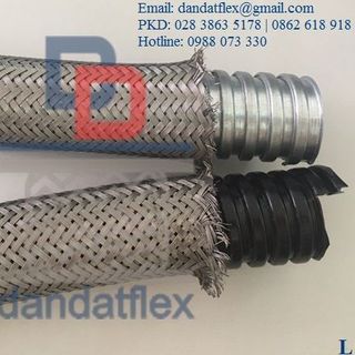 Ống ruột gà lõi thép luồn dây điện bọc nhựa pvc chịu nhiệt chống cháy giá rẻ