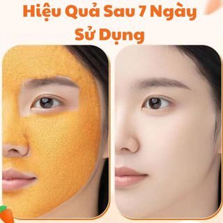 Mặt nạ sủi bọt cà rốt