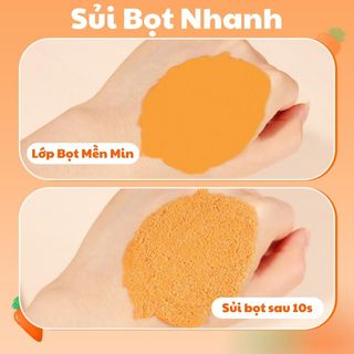 Mặt nạ sủi bọt cà rốt
