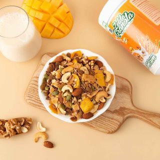 ngũ Cốc Hạt Granola 500g (10 Loạt Hạt 100% Tự Nhiên)