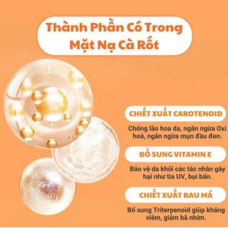 Mặt nạ cà rốt sủi bọt
