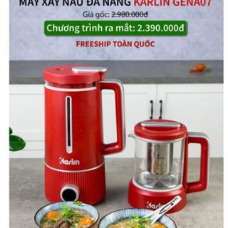 Máy Làm Sữa Hạt Mini Snapbee - Mini KARLIN GENA 07, Máy Làm Sữa Hạt Olivo Cb400 Làm Sinh Tố, Nấu Cháo, Soup