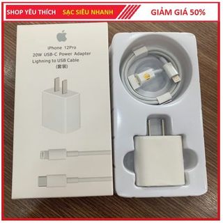 Bộ Sạc Nhanh PD 20W Cao Cấp Cho iphone 8,X,11promax,12promax,13promax ,ipad