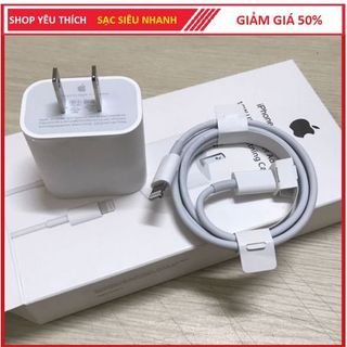 Bộ Sạc Nhanh PD 20W Cao Cấp Cho iphone 8,X,11promax,12promax,13promax ,ipad
