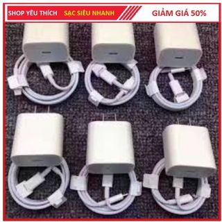 Bộ Sạc Nhanh PD 20W Cao Cấp Cho iphone 8,X,11promax,12promax,13promax ,ipad