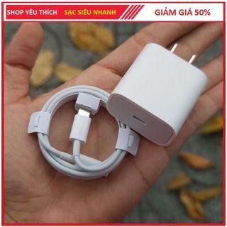 Bộ Sạc Nhanh PD 20W Cao Cấp Cho iphone 8,X,11promax,12promax,13promax ,ipad
