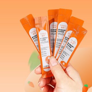 (Siêu Hot) Mặt Nạ Cà Rốt Sủi Bọt Thải Độc Trắng Da, Mặt Nạ Cà Rốt Hộp 12 Gói Sạch Bụi Bẩn, Dầu Thừa, Giảm Mụn Đầu Đen