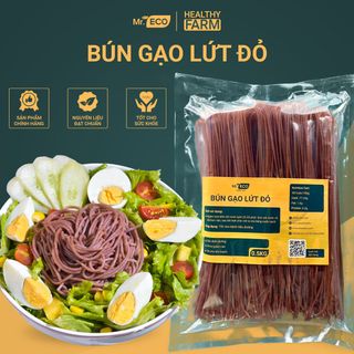 BÚN GẠO LỨT ĐỎ HỮU CƠ 500G - MR.ECO HEALTHY FOOD