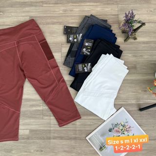 Quần lửng nữ phối lưới Thể Thao Siêu Giá Sỉ, Hàng Đẹp Chuẩn