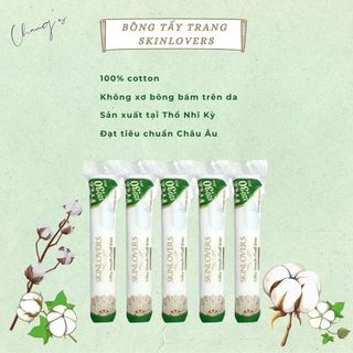 Tìm Đại Lý Phân phối Bông tẩy trang cao cấp Skinlovers 150 miếng