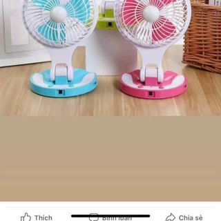 Quạt tích điện super + quạt gấp gọn